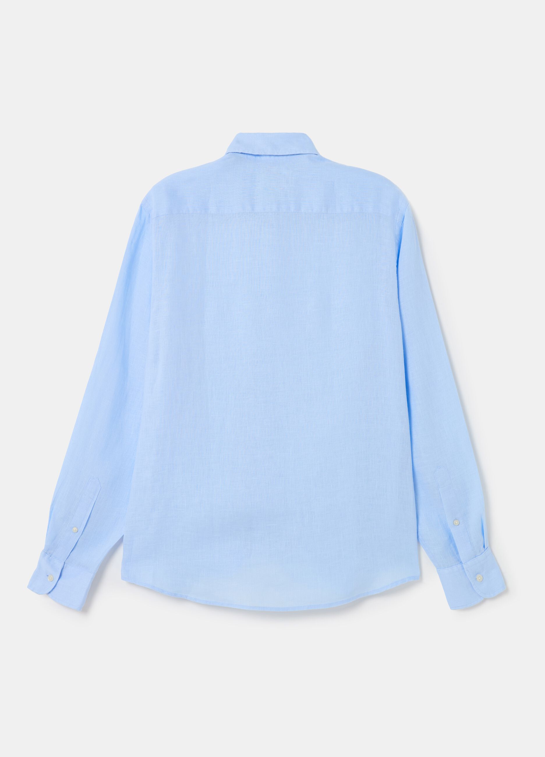 Regular-fit shirt in linen