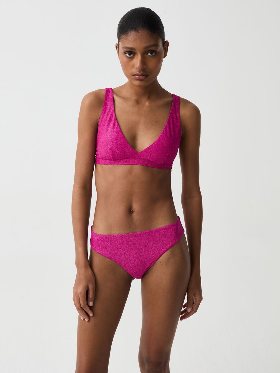 Bralette bikini top in lurex_1