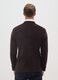 Brown blazer in cotton blend and slim fit corduroy_3