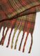 Multicoloured Checked Scarf with Fringes_3