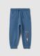 Children's turquoise cotton jogger trousers_0