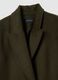 Dark green double-breasted coat in regular fit_1