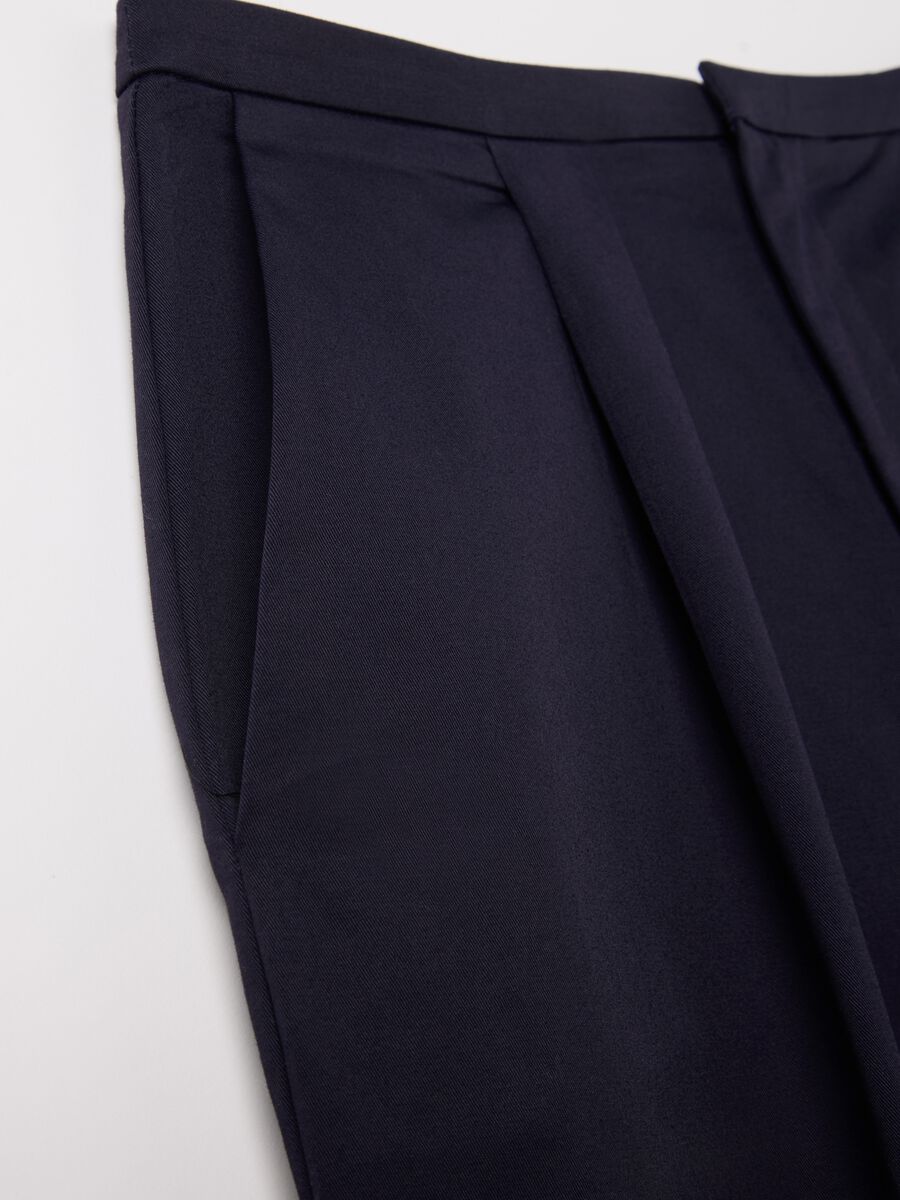 Balloon-fit trousers in stretch cotton_5