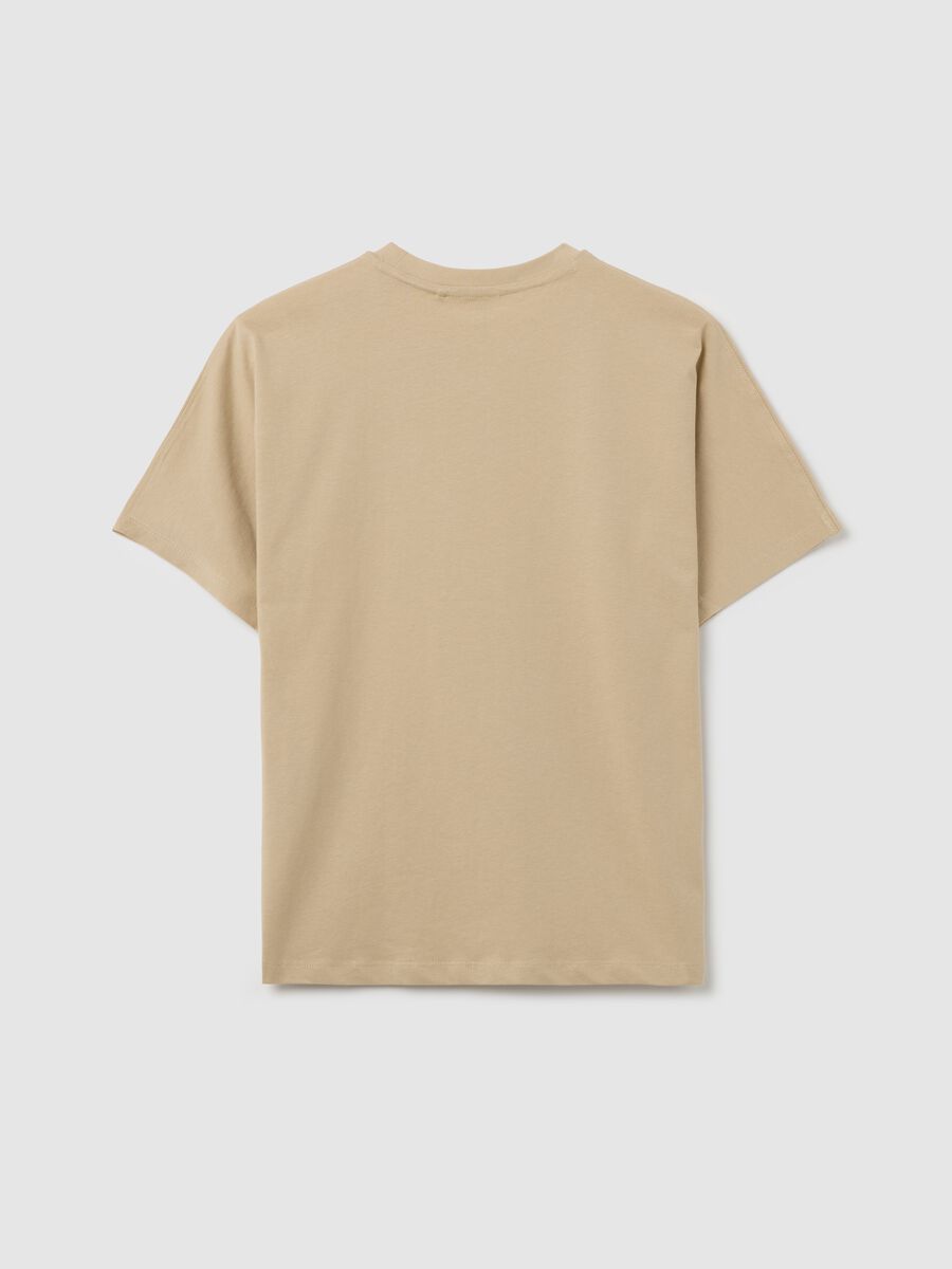 Beige T-shirt with Suburbans print_4