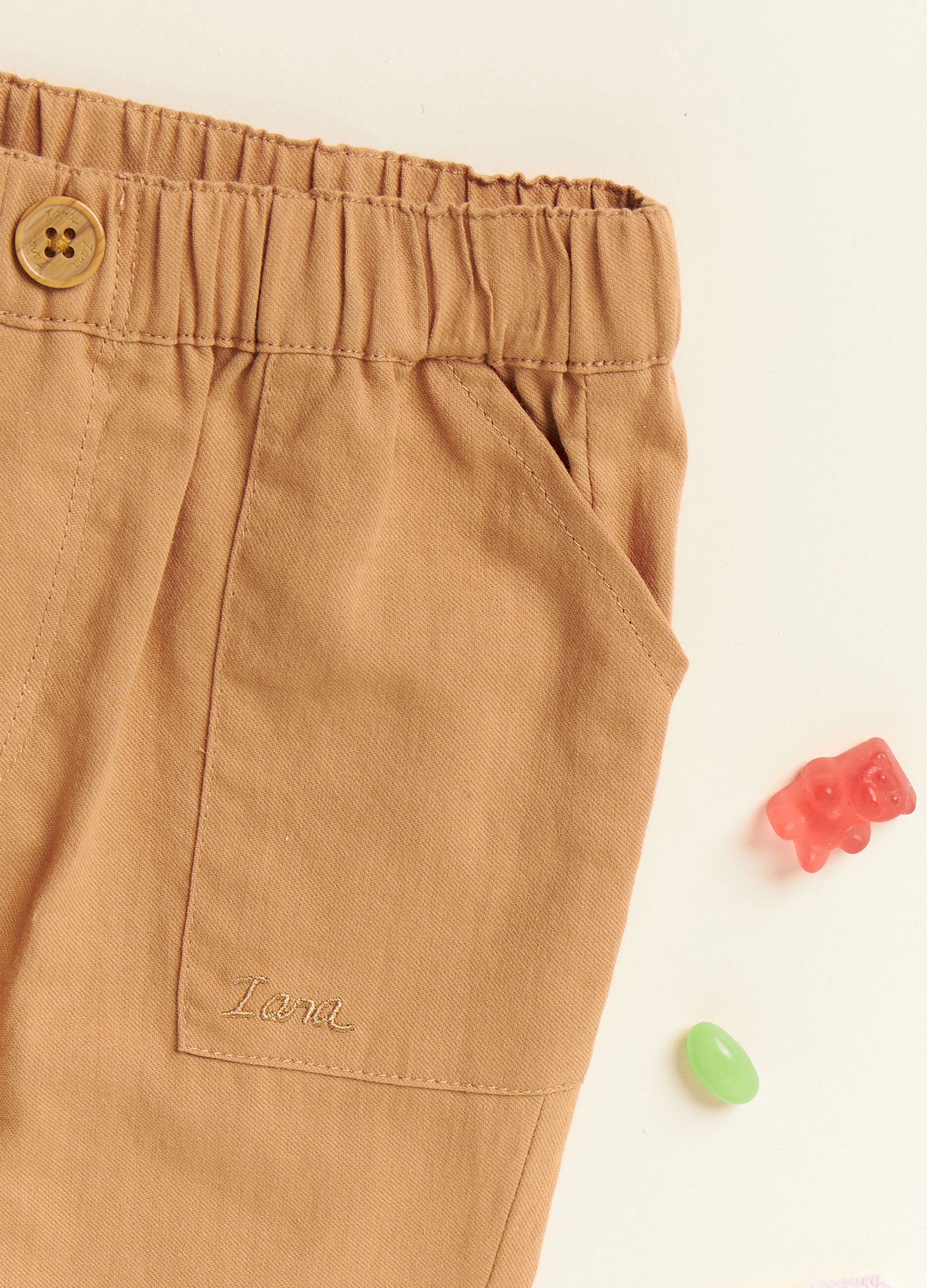 Pantaloni in twill di puro cotone IANA_1