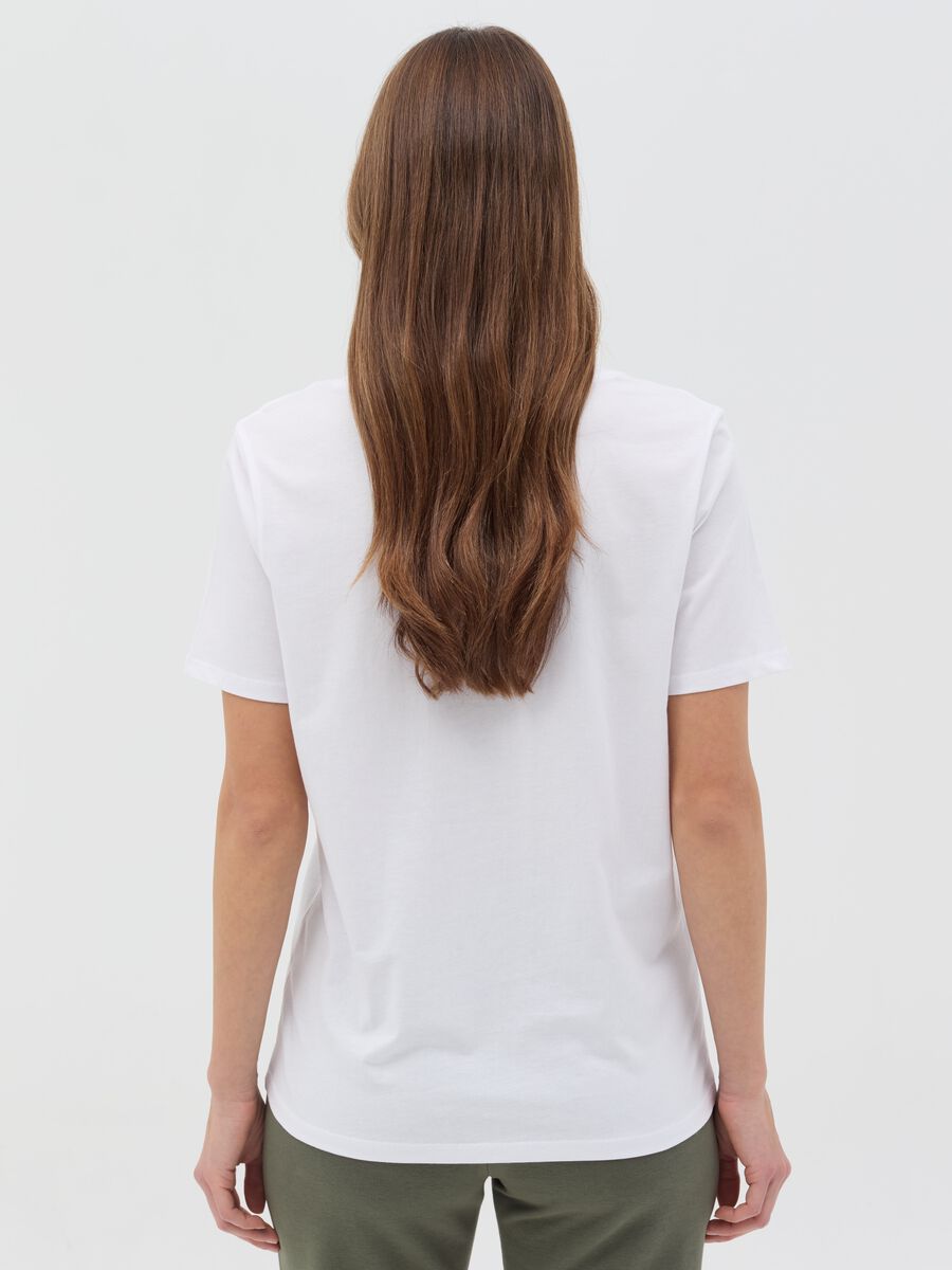 Essential V-neck T-shirt in cotton_3