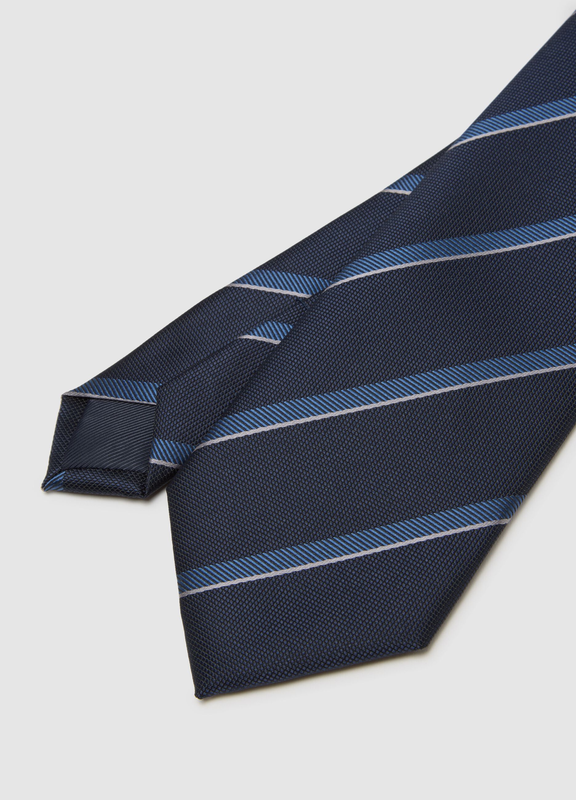 Blue Striped Tie
