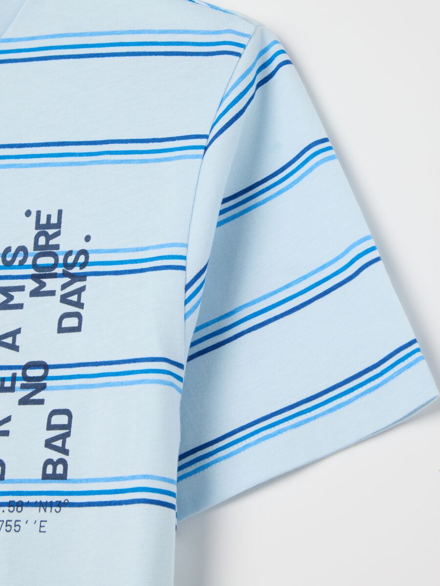 Light blue cotton pyjamas with print_3