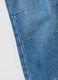 Blue denim trousers with elastic and drawstring_3