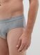 Grey Cotton Regular Fit Triple Pack Briefs Set_2