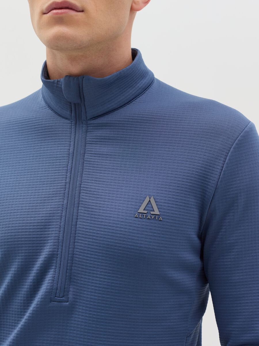 Waffle pile half-zip ALTAVIA WITH DEBORAH COMPAGNONI_2