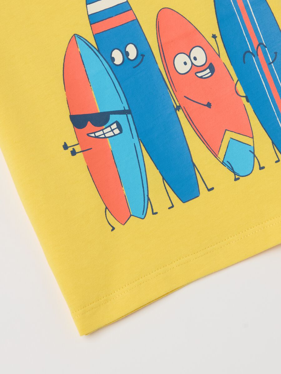 Cotton T-shirt with print_3