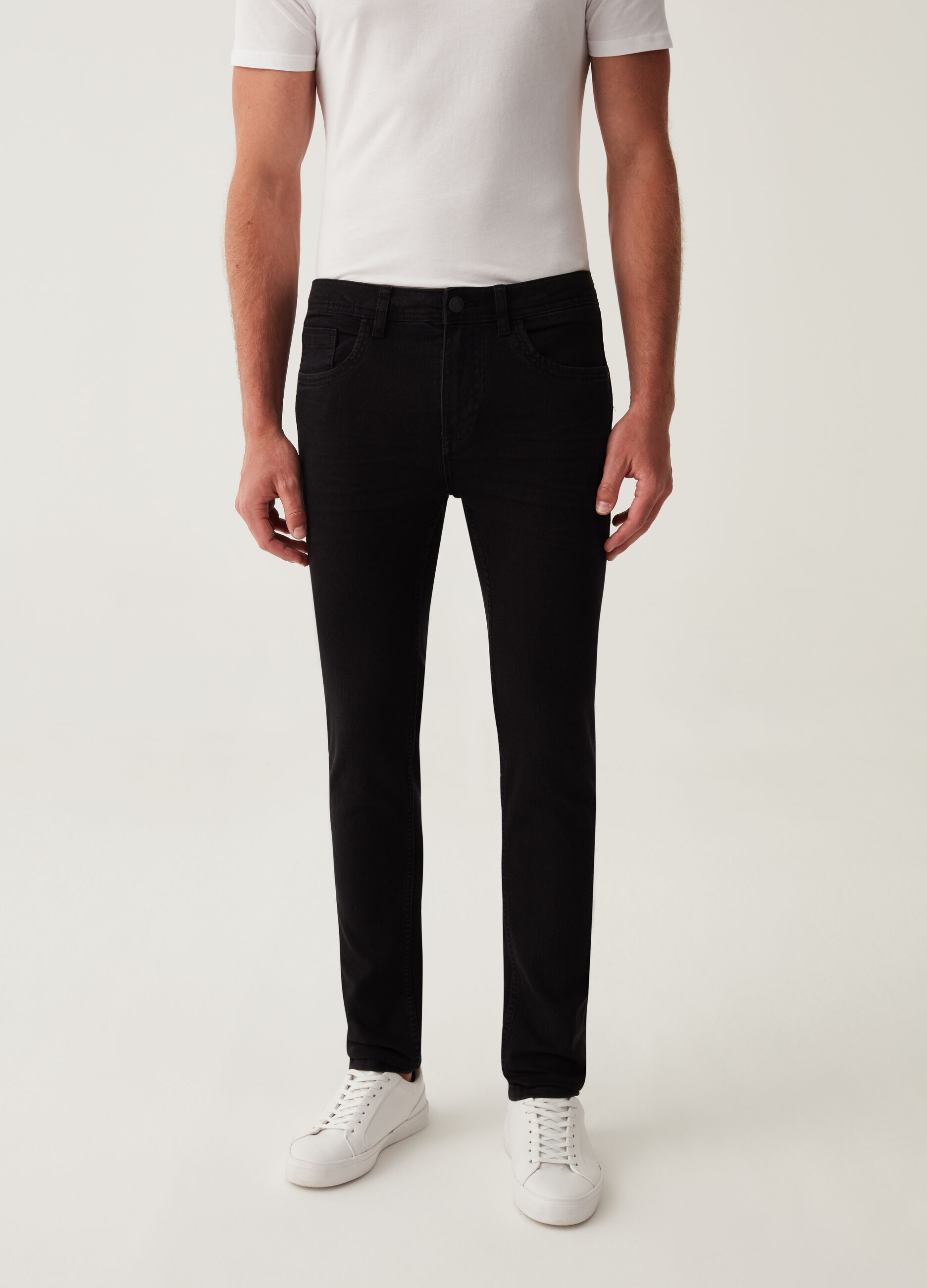 Jeans super skinny fit cinque tasche_1