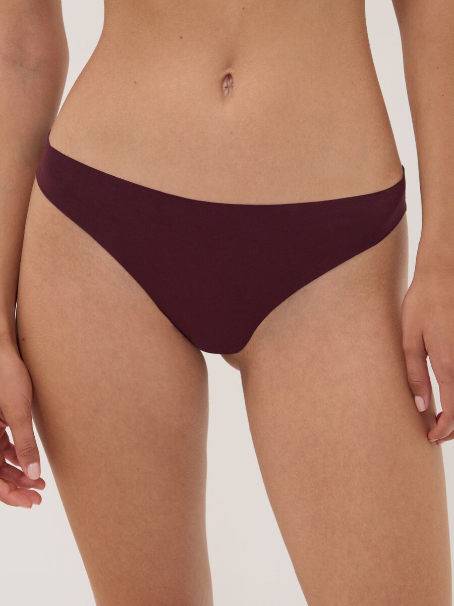 Purple organic stretch cotton Brazilian briefs_1