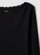 Black pure cotton regular fit T-shirt_5