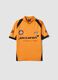Orange short-sleeve polo shirt, regular fit_4