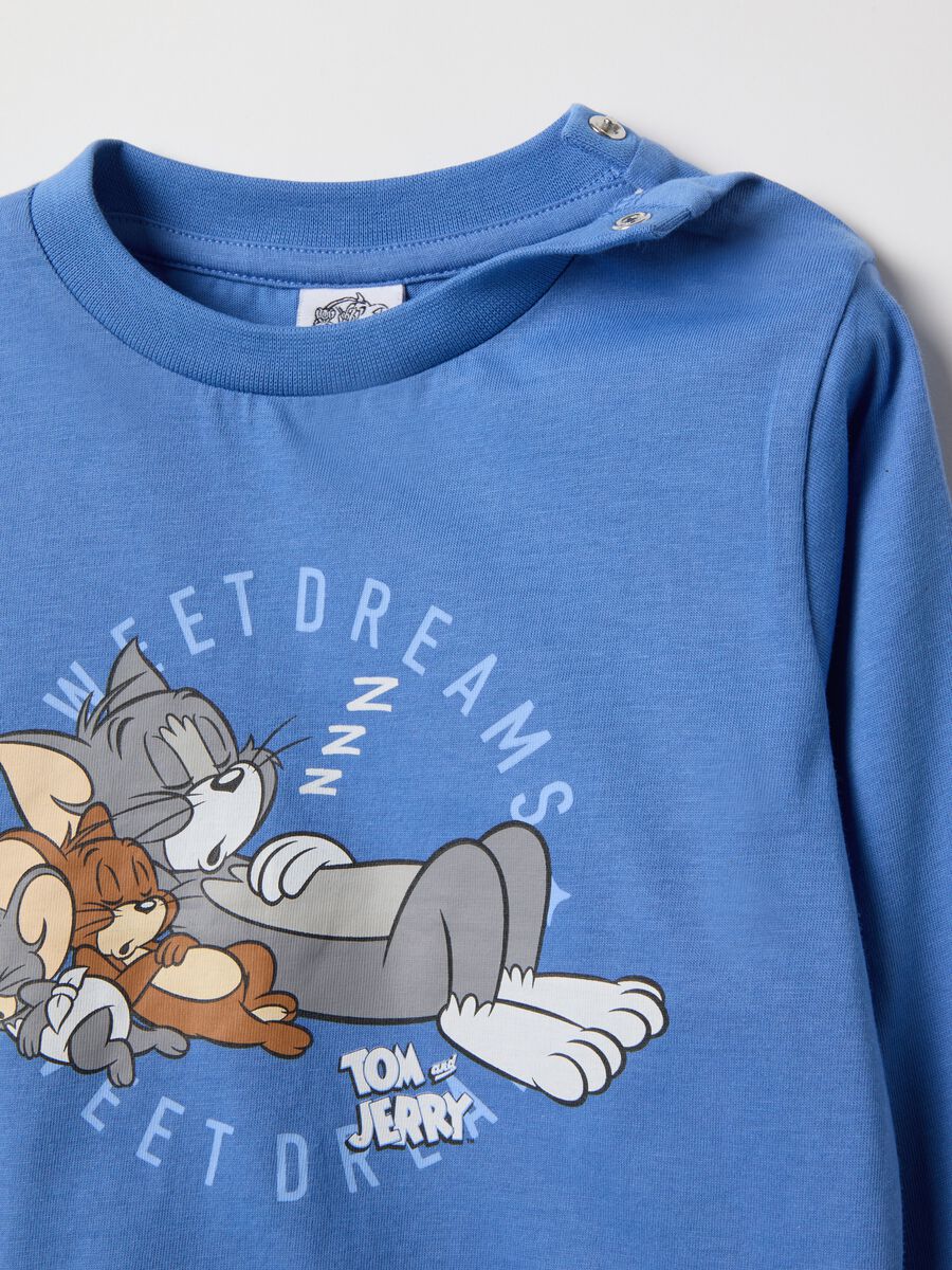 Pigiama in puro cotone multicolor da neonato regular fit con stampe_2