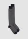 Navy blue long stretch cotton socks_0