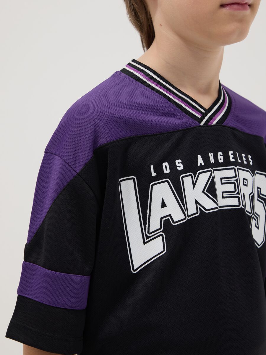 Oversized Multicolour Kids' T-shirt Los Angeles Lakers_1