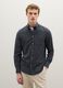 Regular fit grey long-sleeve shirt in pure cotton flannel_2