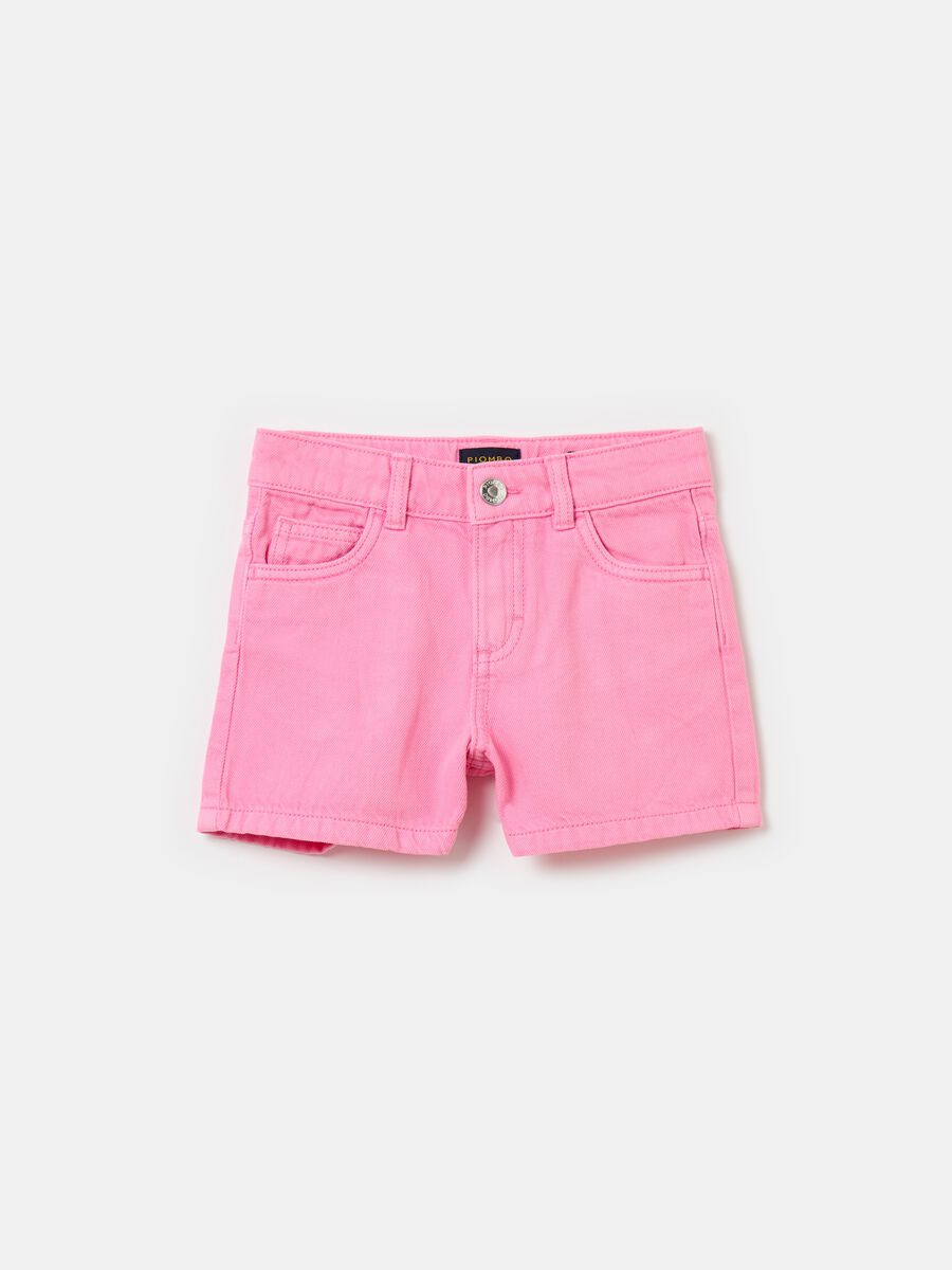 Drill shorts with five pockets_4