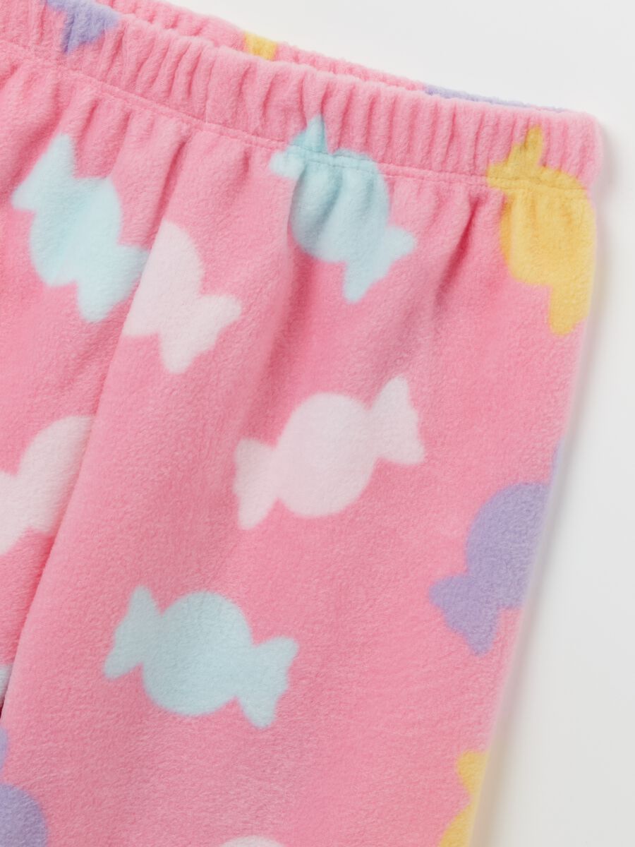 Fleece pyjamas with "Sweet Dreams” print_2