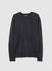 Grey viscose blend jumper regular fit_4