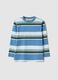 Boys&rsquo; pure cotton multicolour striped T-shirt, regular fit_0