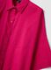 Pink pure cotton oversized shirt_5