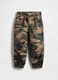 Camouflage Green Cotton Trousers_0