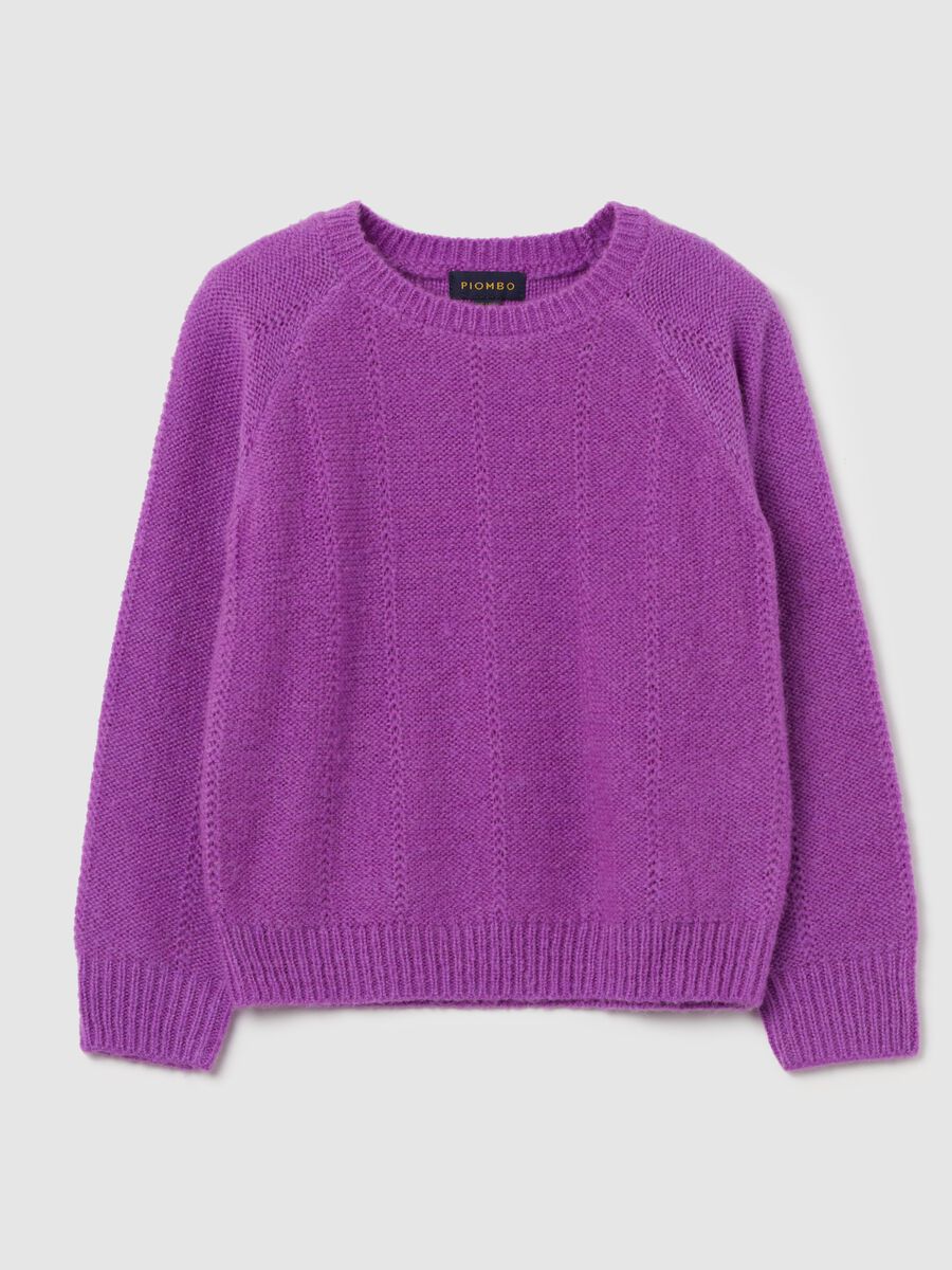 Pullover con trama pointelle_3