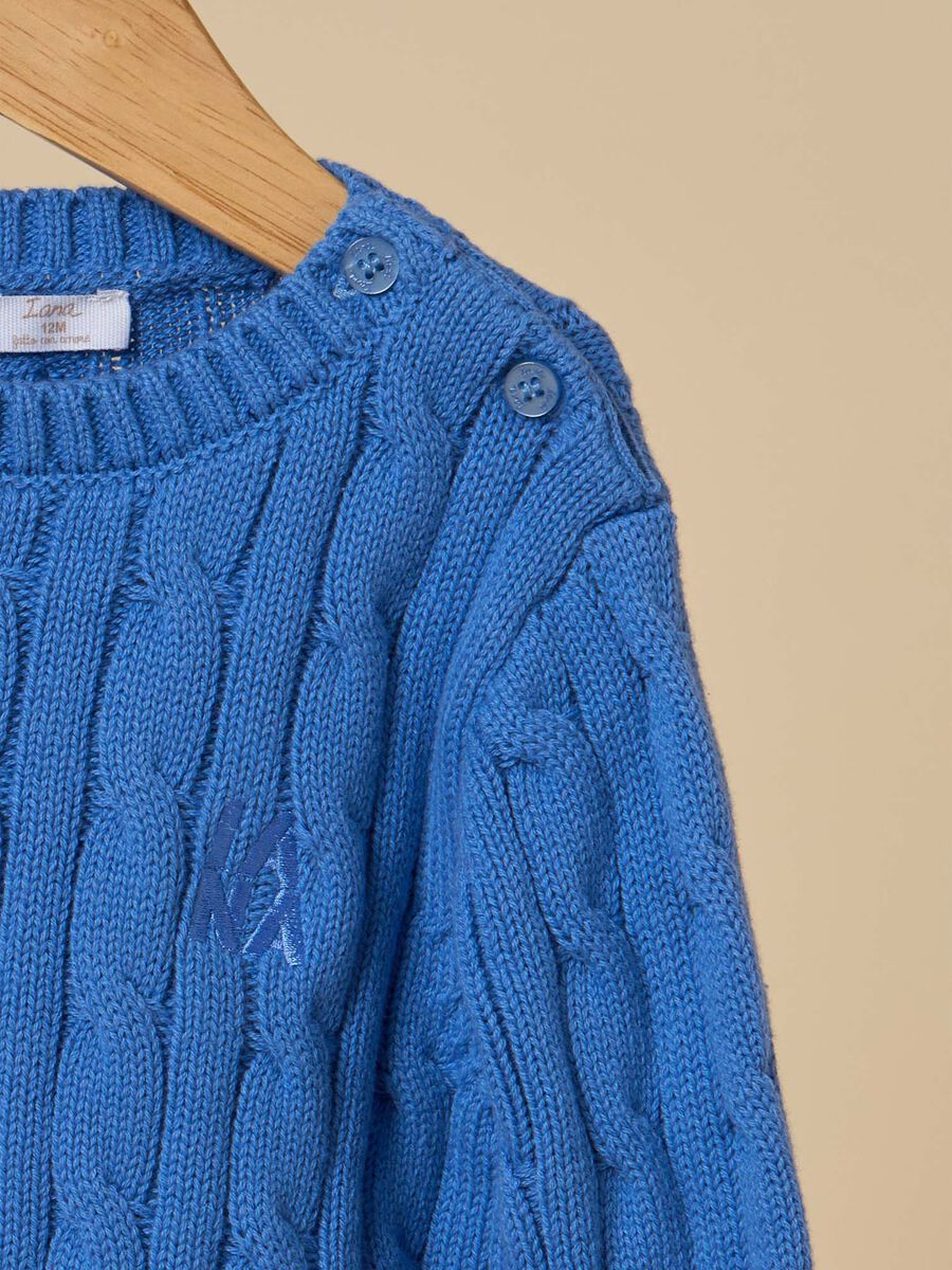 Cotton knit sweater_1