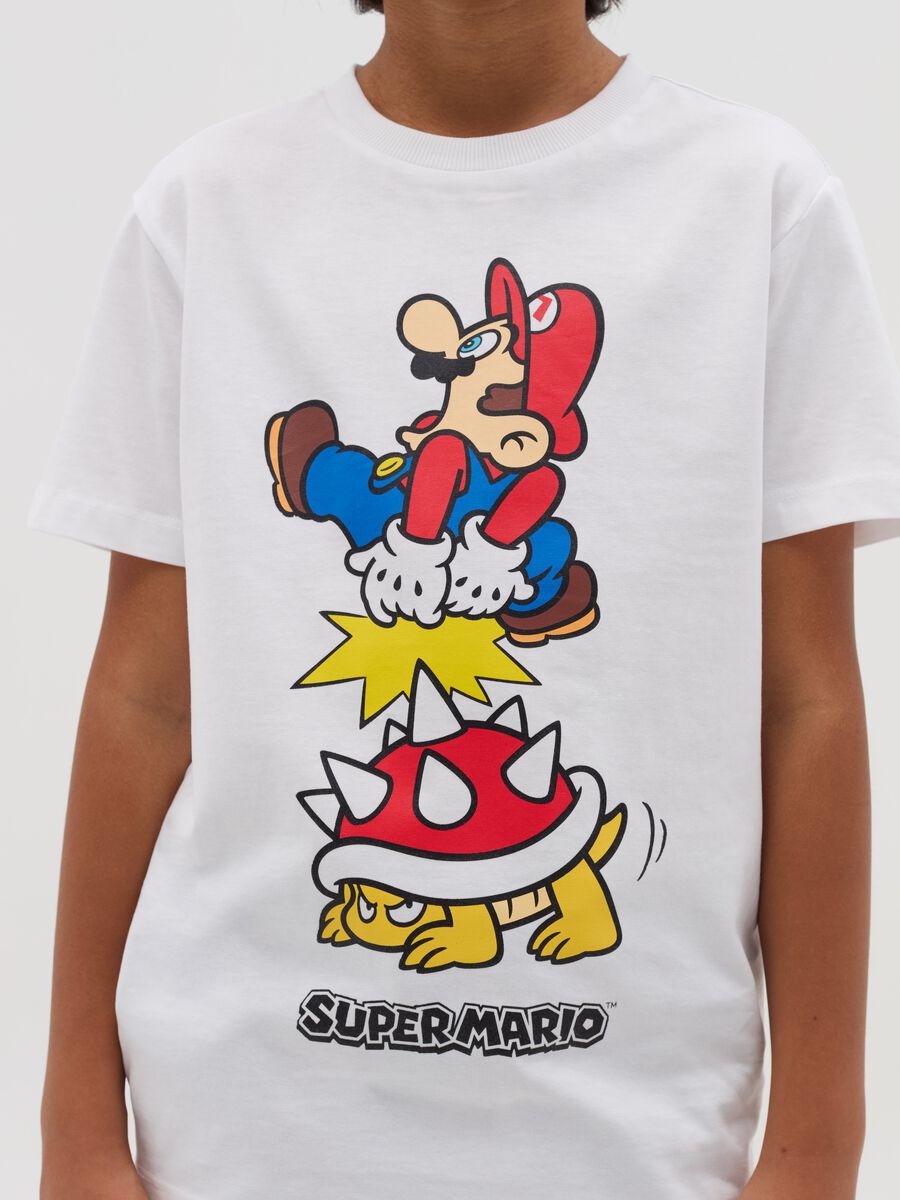 T-shirt in cotone con stampa Super Mario™_4