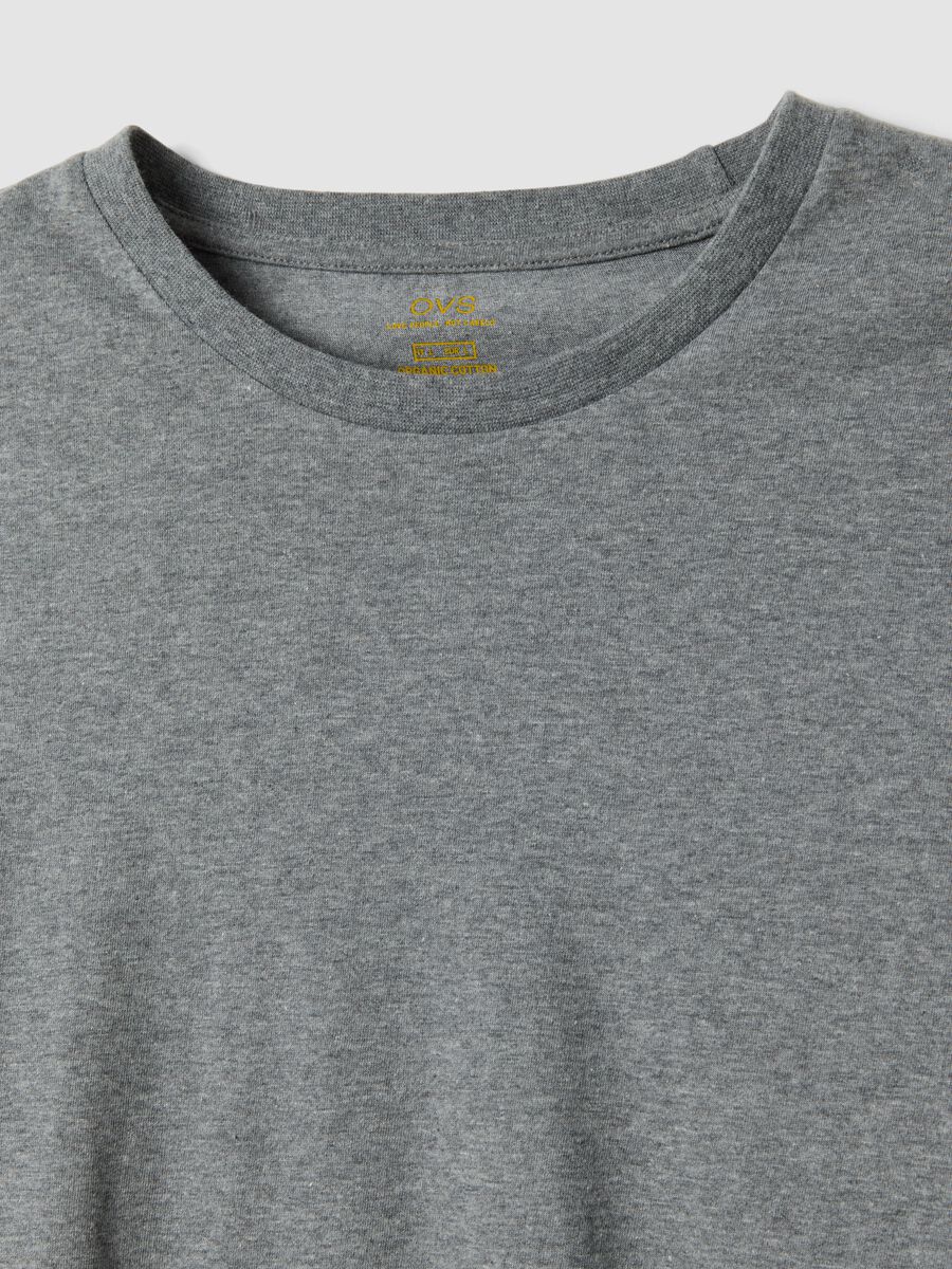 Pigiama grigio in cotone organico con maglia a maniche lunghe_6