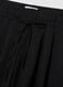 Black Wide Leg Stretch Trousers_5