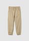 Canvas chino joggers with drawstring_3