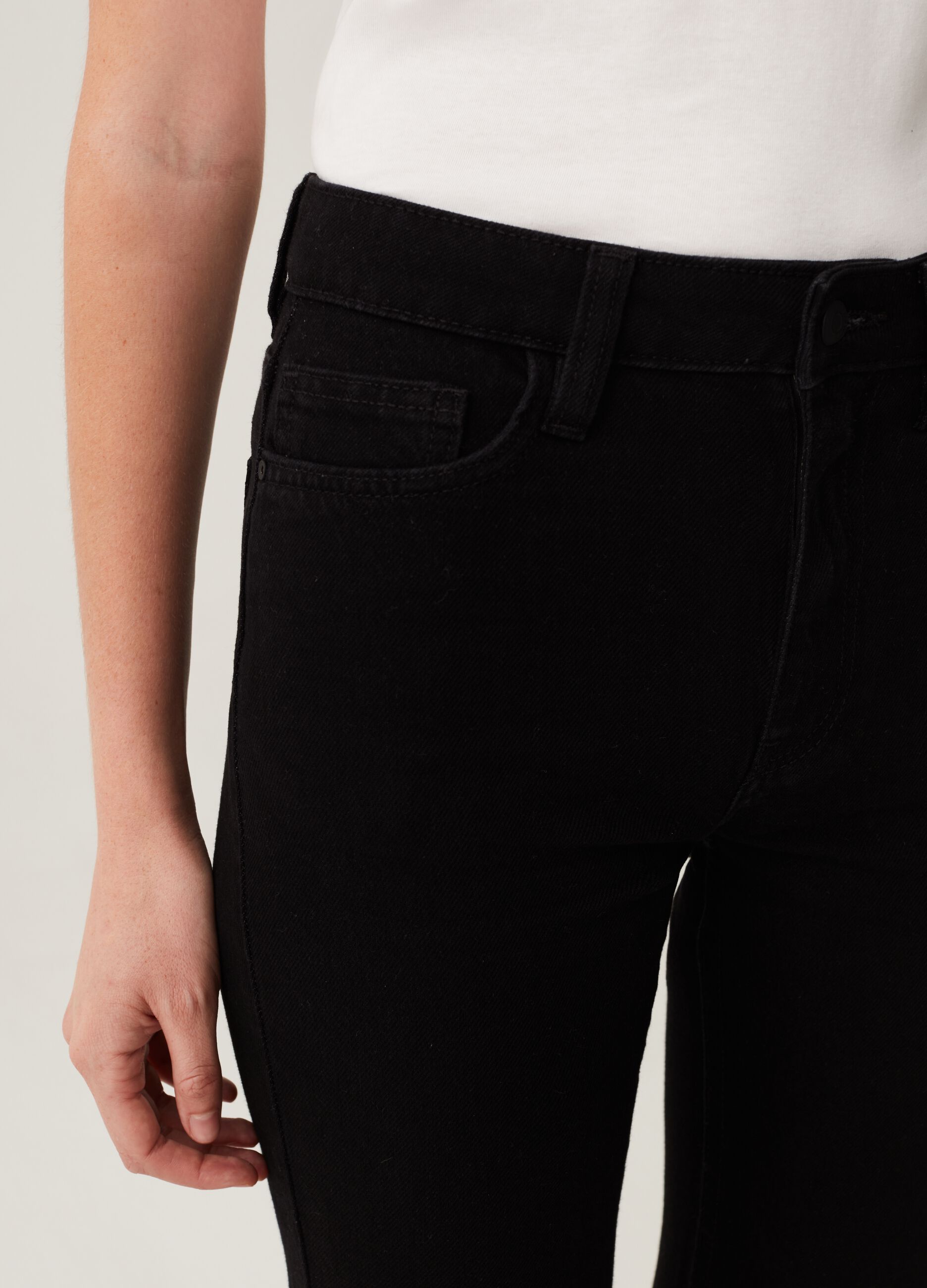 Jeans flare fit cropped_3