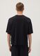 Black pure cotton short-sleeve T-shirt_3