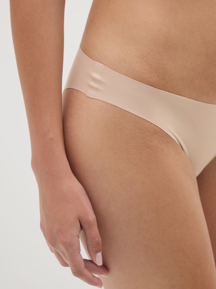 Slip elasticizzato beige regular fit_3