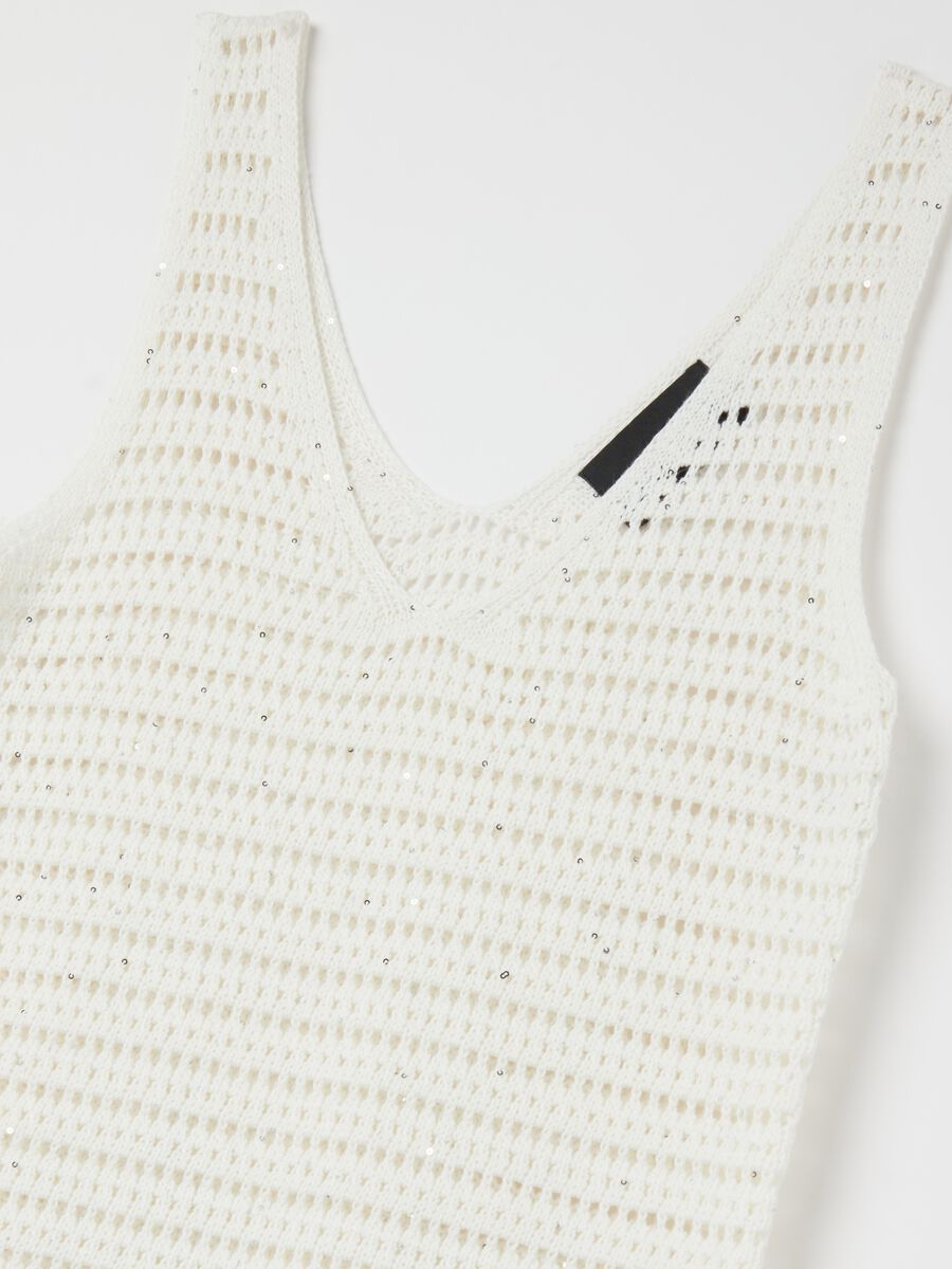 Vestito lungo smanicato crochet_1
