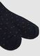 Three-pack of long blue socks in stretchy organic cotton_2