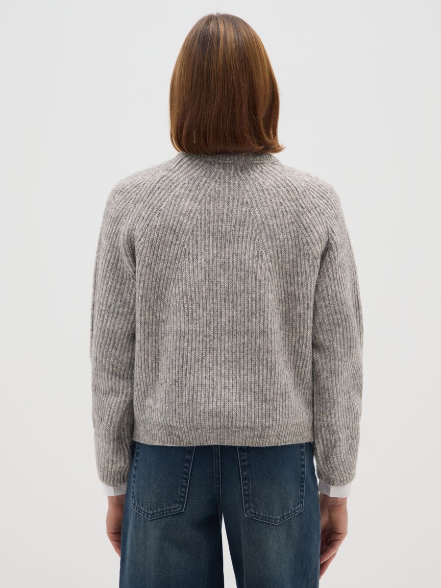 Grey Regular Fit Jumper_2