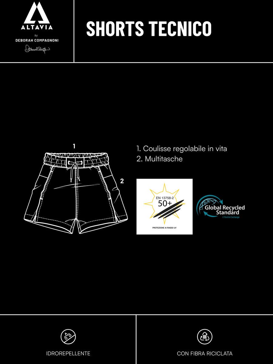 Shorts tecnico ALTAVIA WITH DEBORAH COMPAGNONI_8