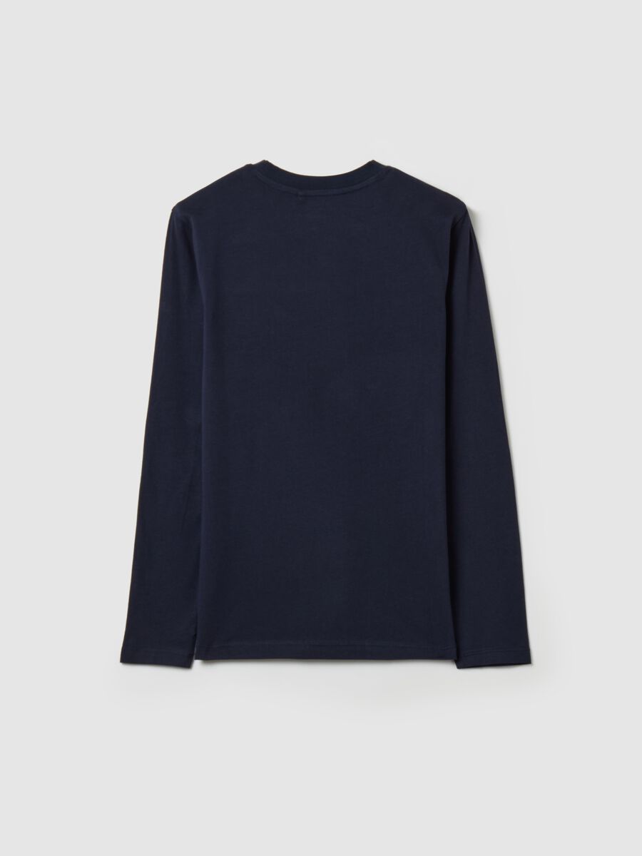 Long-sleeved T-shirt with college print_4