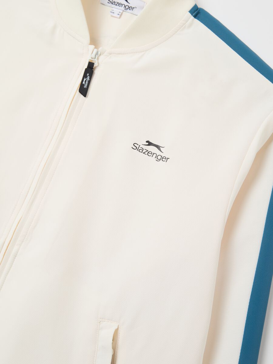 SLAZENGER full-zip sweatshirt with contrasting edging_5