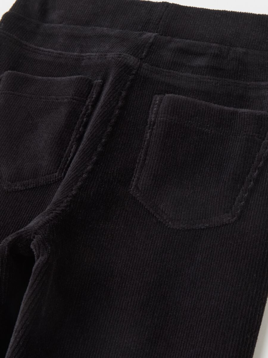 Treggings flare fit in corduroy_3