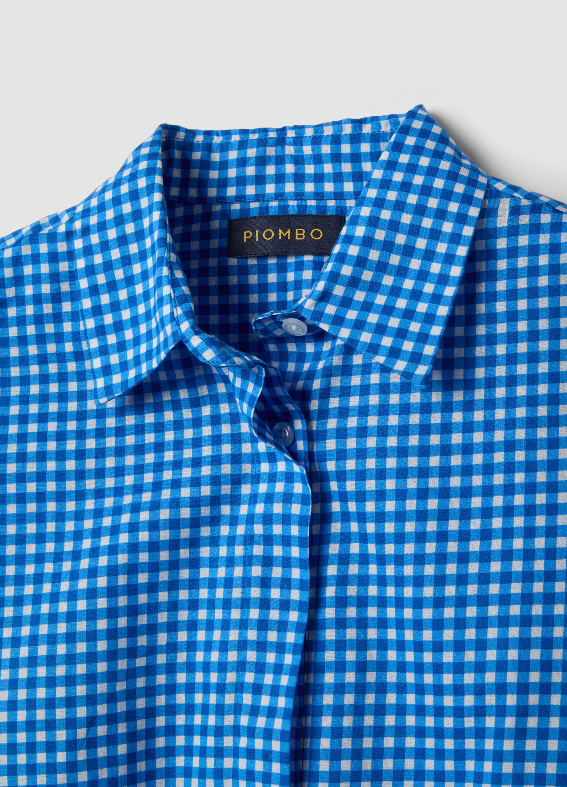 Multicolour check pure cotton regular fit shirt