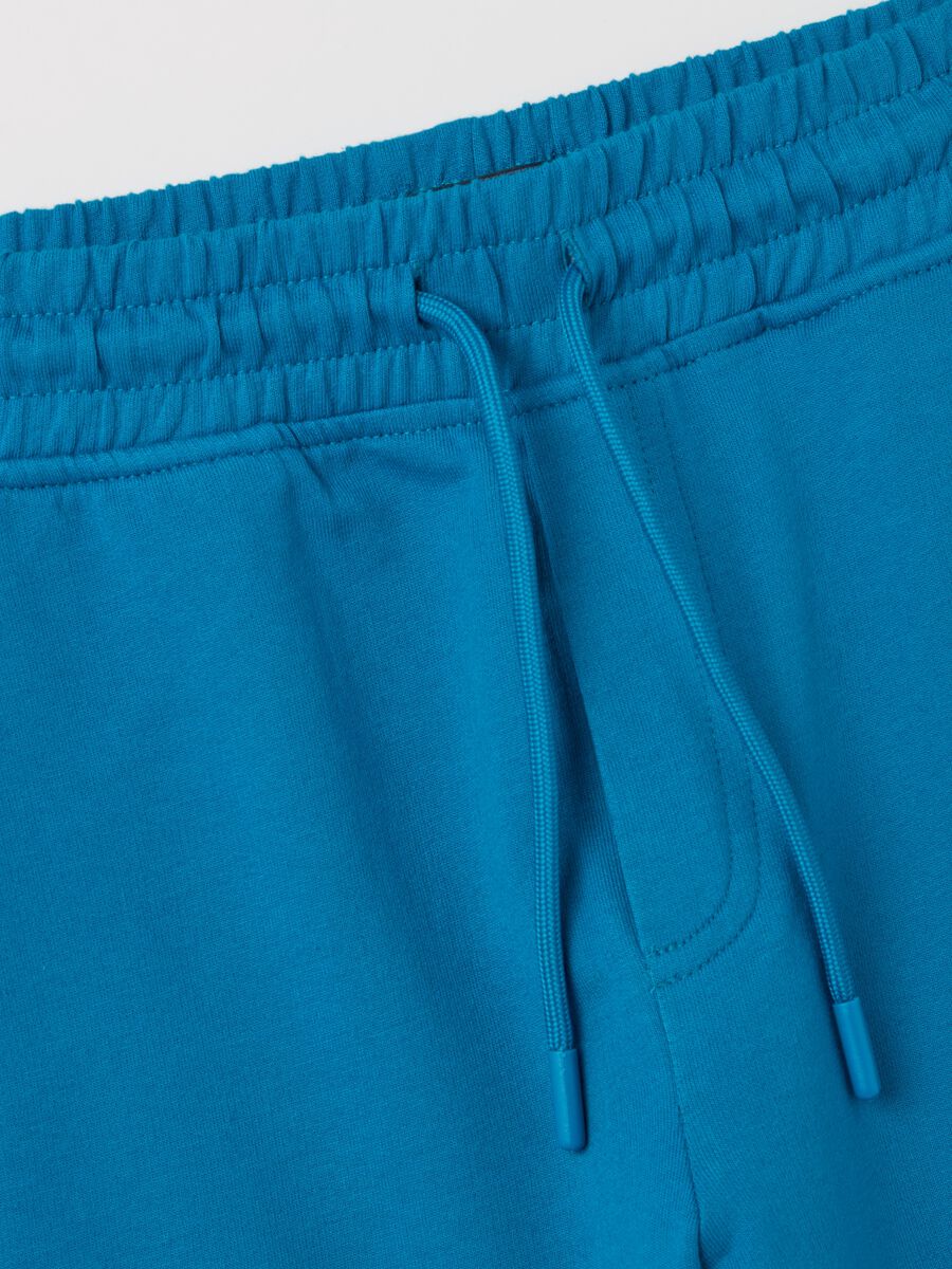 Cotton Bermuda shorts with drawstring_2