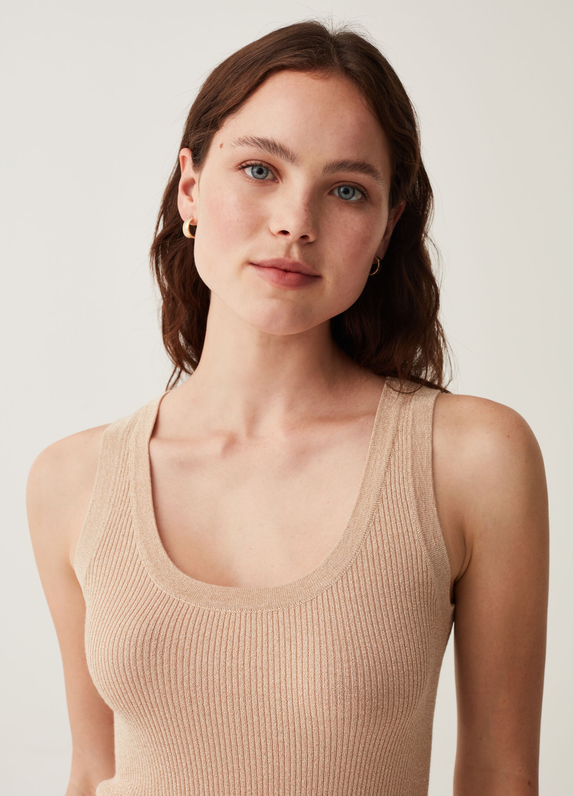 Tank top in lurex a costine_1