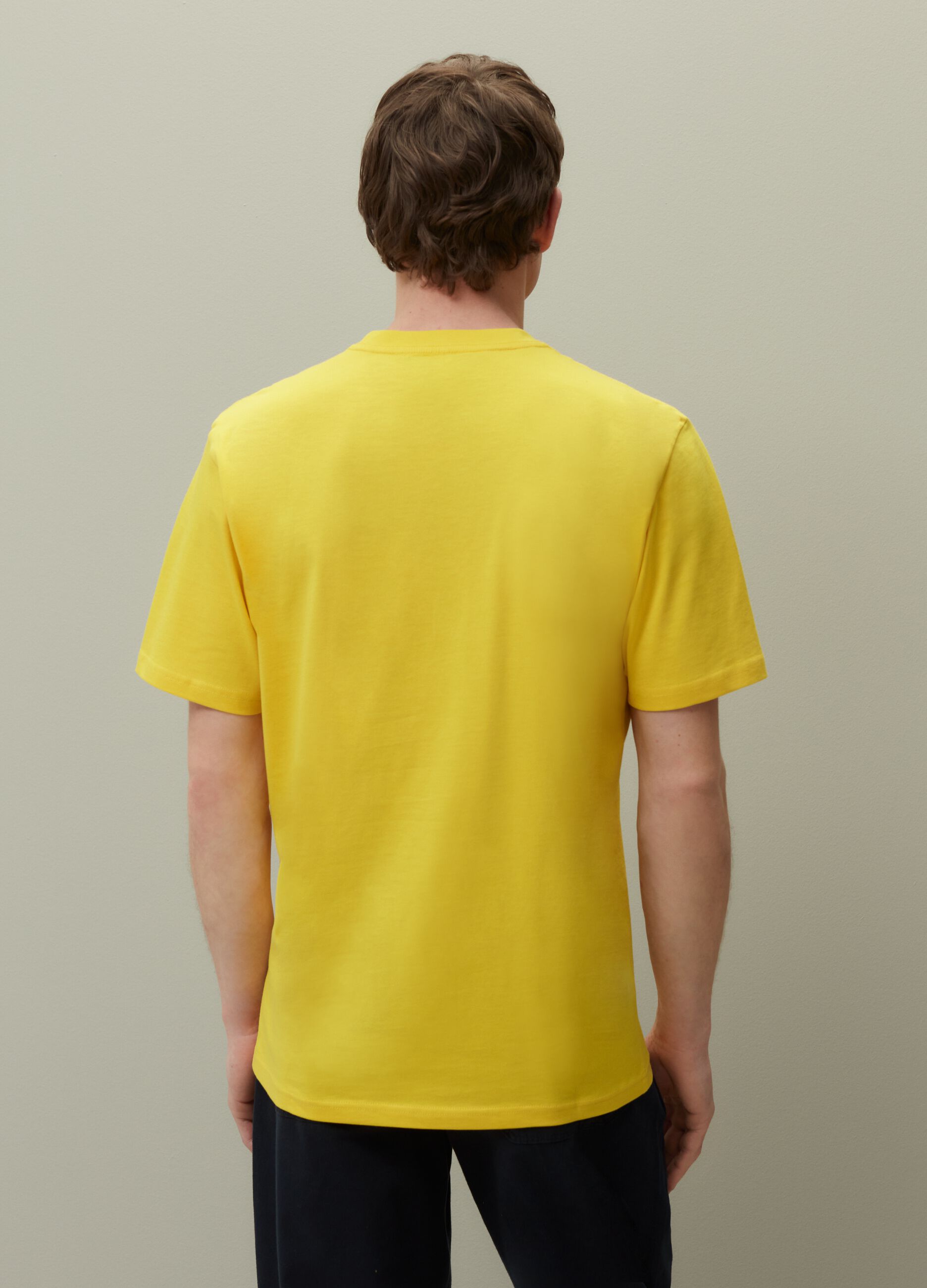 T-shirt girocollo in cotone Supima